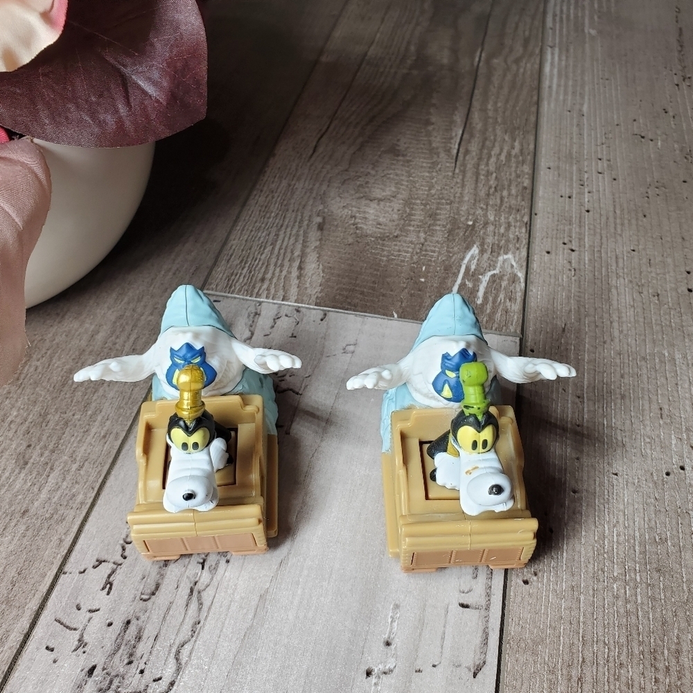 McDonald's 2020 Mickey & Minnie's Runaway Railway Happy Meal Toy Bundle 2pc NWOT